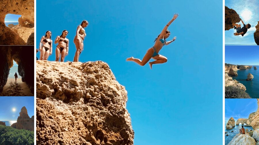 From Faro: Benagil, Marinha, 7 Valleys, and Algar Seco Tour - Marinha Beach free time: how to use 90 minutes well