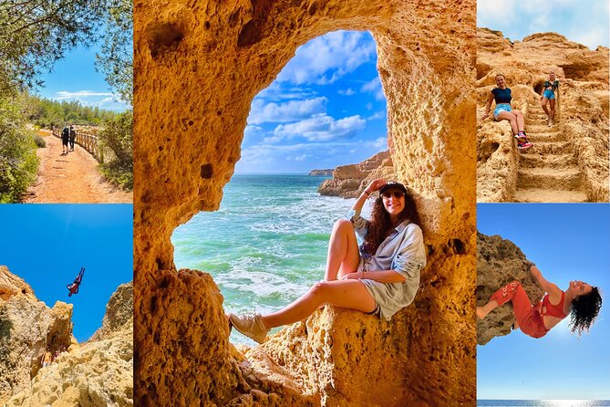 From Faro: Benagil, Marinha Beach, 7 Hanging Valleys, Algar Seco - Stop 5: Algar Seco and limestone cave galleries