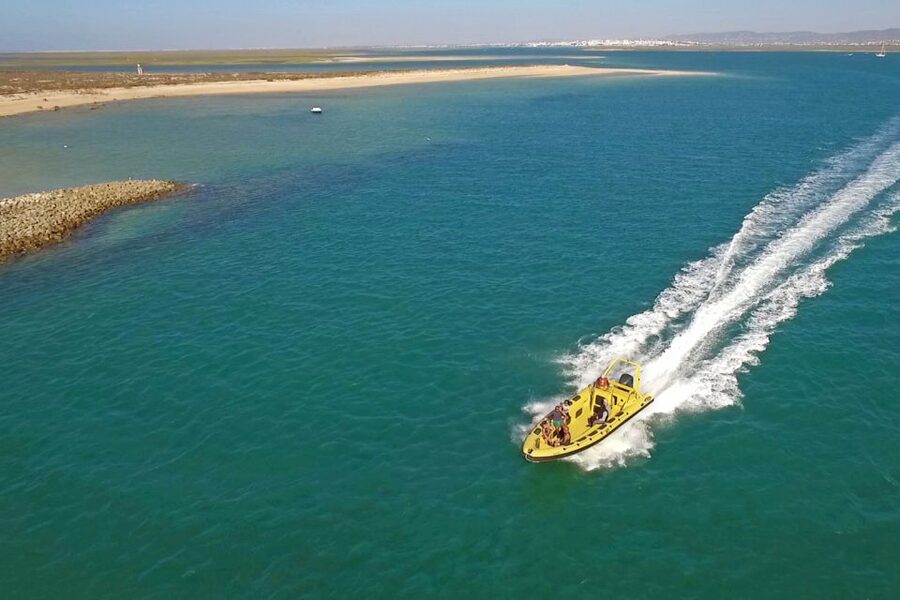 From Faro: Ria Formosa Hop-On Hop-Off 3 Islands Cruise - Desert Island: beach calm, wildlife, and the Cape Saint Mary option