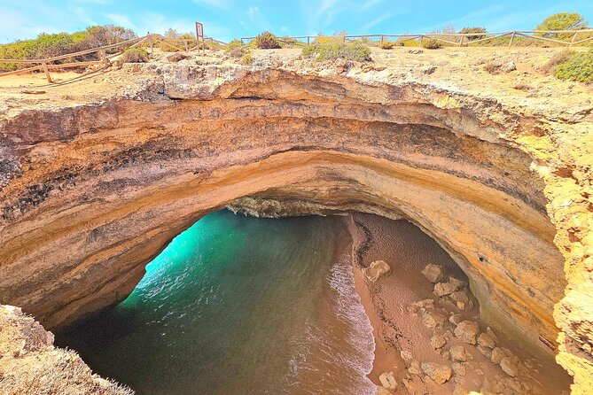From Faro: Visit Benagil Cave, Marinha Beach, Algar Seco & More - Guide Quality: Local Context and Photo Help at Every Stop