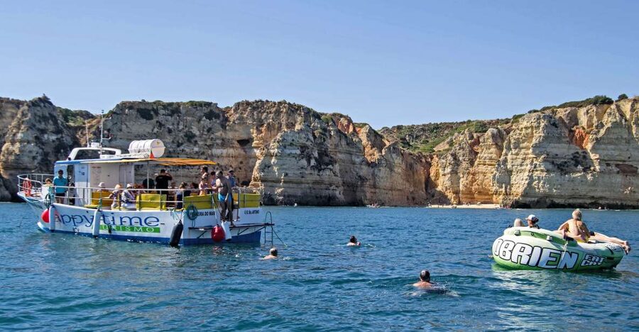 From Lagos: 2.5-Hour Guided Coastal Boat Tour & Grotto Visit - Lagos Marina to Ponta da Piedade: the coast in one smooth route