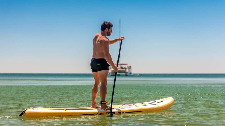From Lagos: Algarve Golden Coast Cruise - Burgau Anchor Stop: Swim, SUP, and a Proper Reset