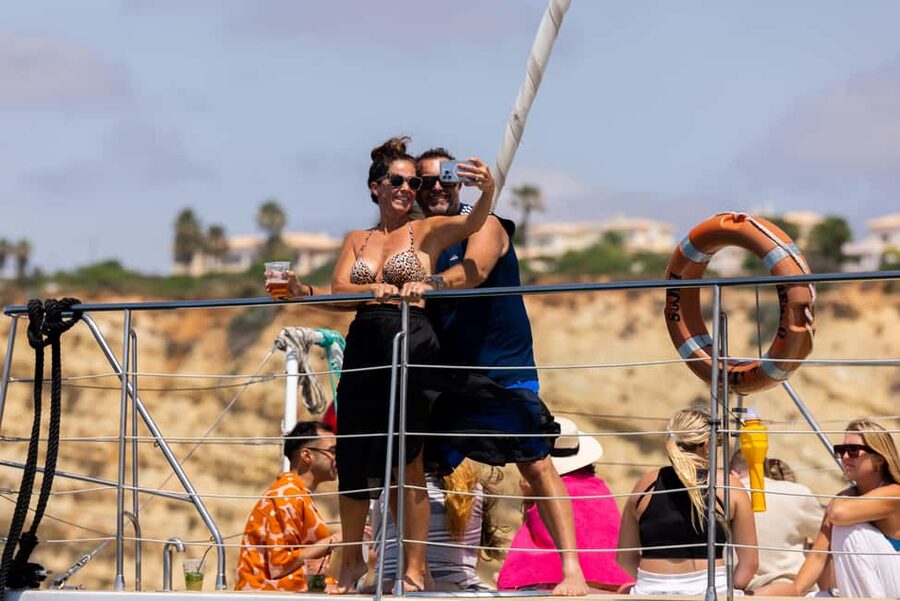 From Lagos: Algarve Golden Coast Cruise - Ponta da Piedade and Praia da Luz: The Algarve’s Cliff Views, Up Close