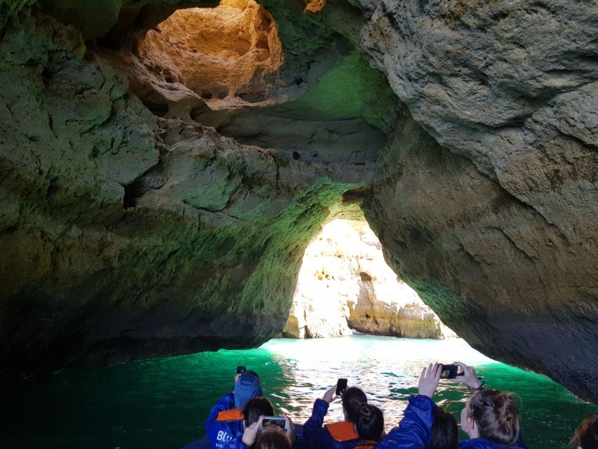 From Lagos: Boat Cruise to Benagil - Benagil Cave Time: Skylight Photos and That Short In-Cave Window