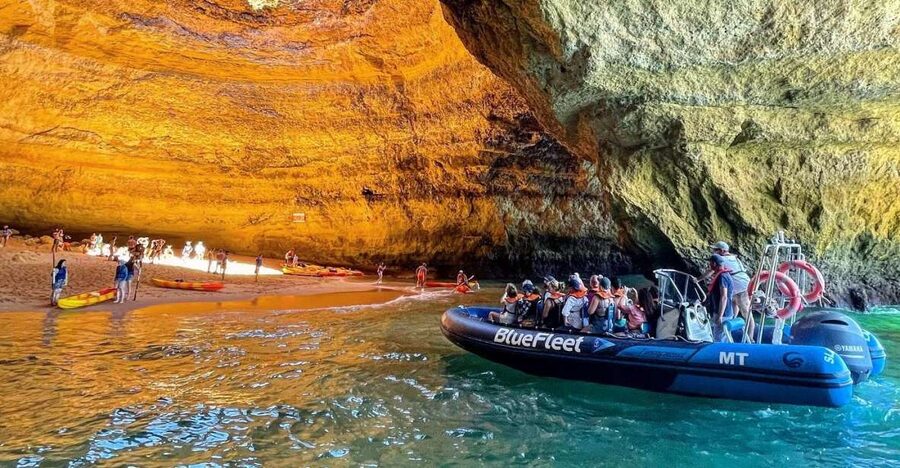 From Lagos: Boat Cruise to Benagil - The Route From Lagos: Cliffs, Grottos, and Water You Can Actually See