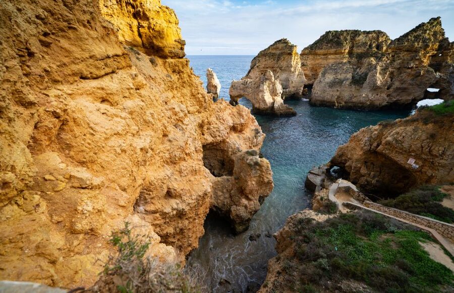 From Lagos: Cruise to the Caves of Ponta da Piedade - Lagos from the water: the part that makes your camera glad