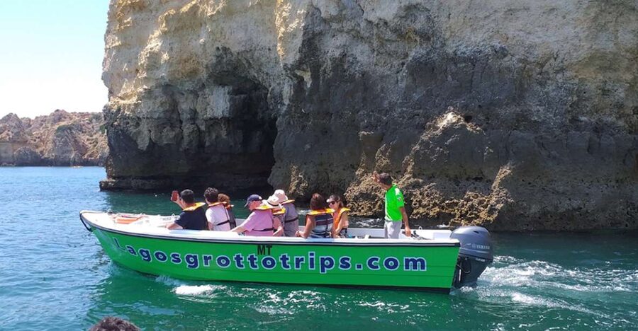 From Lagos: Cruise to the Caves of Ponta da Piedade - Inside the caves: lagoon cruising, arches, and close-up rock shapes