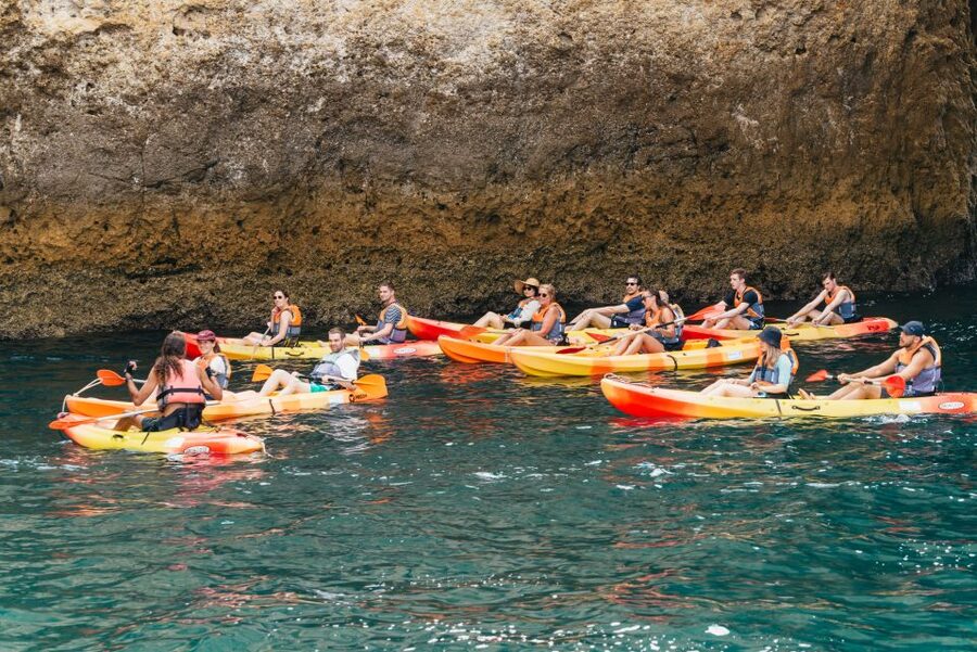 From Lagos: Kayaking and Boat Cave Explorer Tour - Two Hours of Caves, Tunnels, and Small Beaches