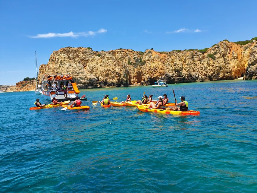From Lagos: Ponta da Piedade Caves Kayak Tour from Catamaran - The Best Part After Kayaking: 15 Minutes to Swim or Slide