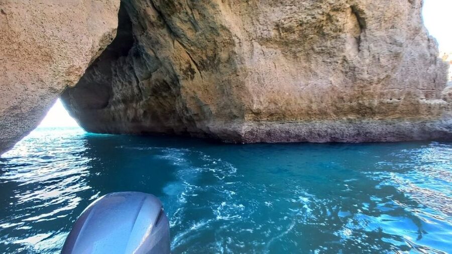 From Portimão: Algar de Benagil and Sea Caves Boat Tour - Swim stop reality: refreshing option, cold water warning