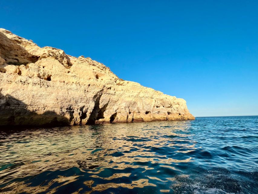 From Portimão: Benagil and Marinha Private Boat Trip - Benagil Cave in close range: the main event, handled by sea conditions