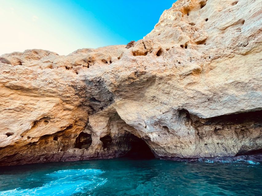 From Portimão: Benagil and Marinha Private Boat Trip - Weather, sea conditions, and the reality of open-ocean cave trips
