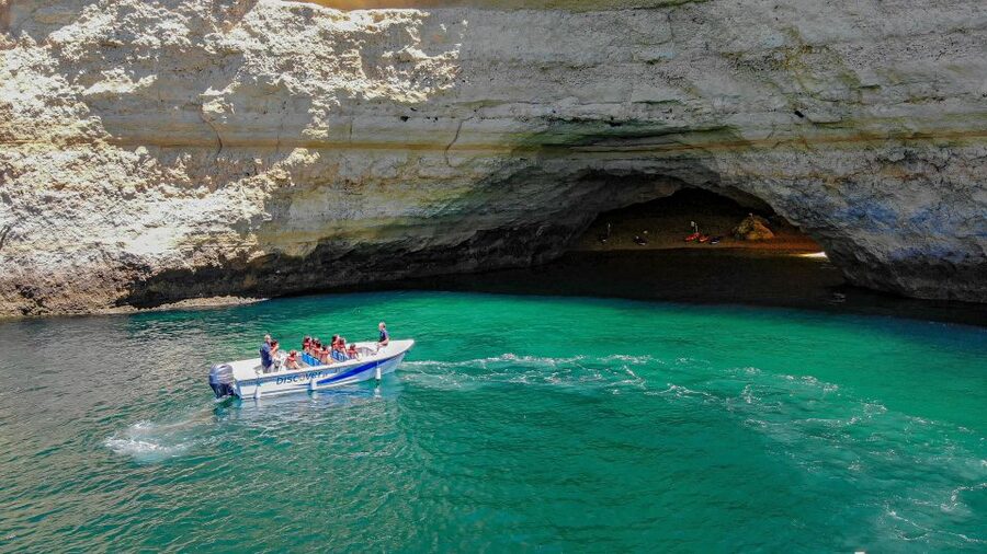 From Portimão: Benagil Boat Tour with Local Guide - From Marina de Portimão to Algar de Benagil: the ride feels built for views