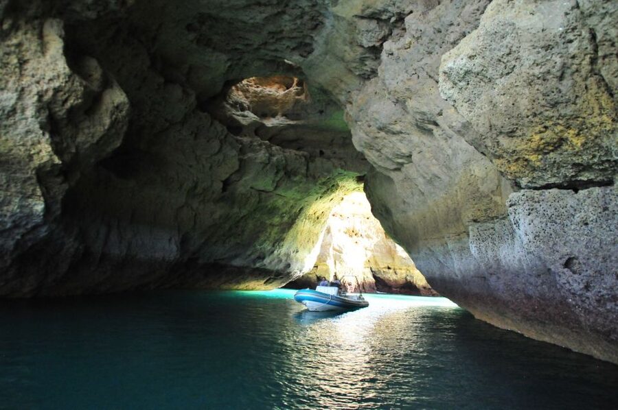 From Portimao: Benagil Cave and Marinha Beach Boat Tour - Where the tour starts at Portimão: meet the Clube Naval ramp
