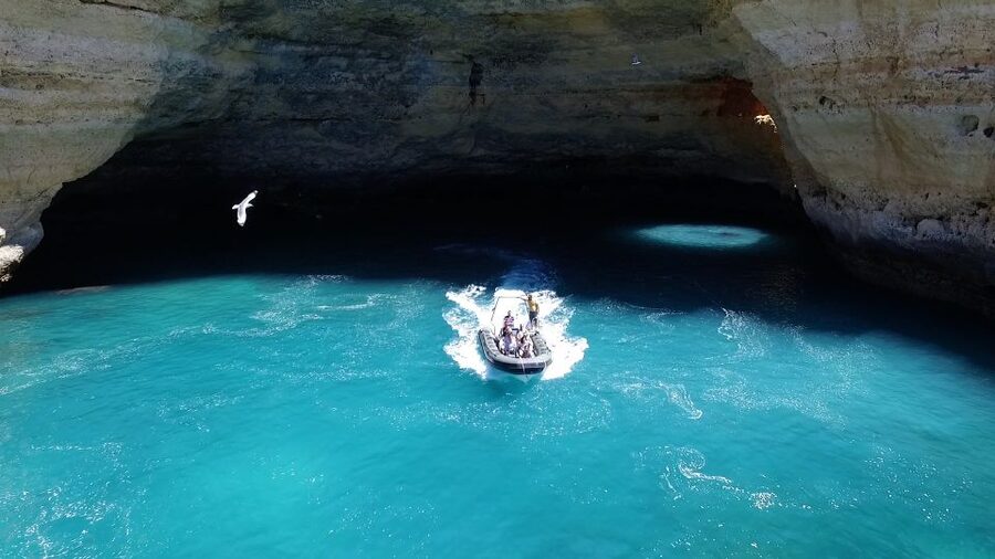 From Portimao: Benagil Cave and Marinha Beach Boat Tour - Algar Seco cave names: what to look for as you pass