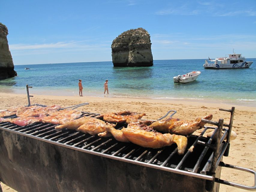 From Portimão: Catamaran Cruise to Benagil Caves with BBQ - Ferragudo Before Benagil: Views From the Catamaran Deck