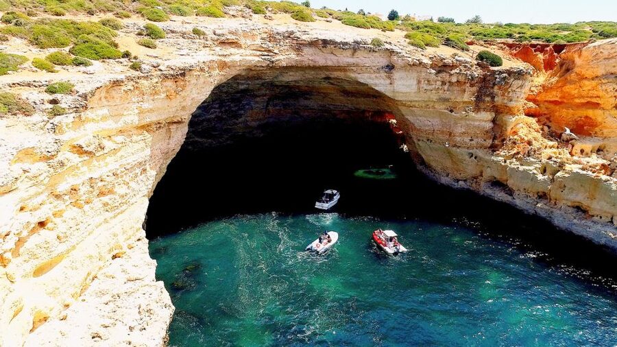 From Portimão: Private Boat Tour to Benagil Cave - From Portimão Out to Ferragudo: Coastal Landmarks With Real Context
