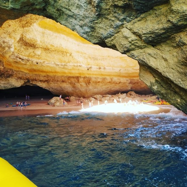 From Vilamoura: 2.5-Hour Benagil Cave and Dolphins Boat Tour - Benagil Cave stop: getting the iconic view from water level