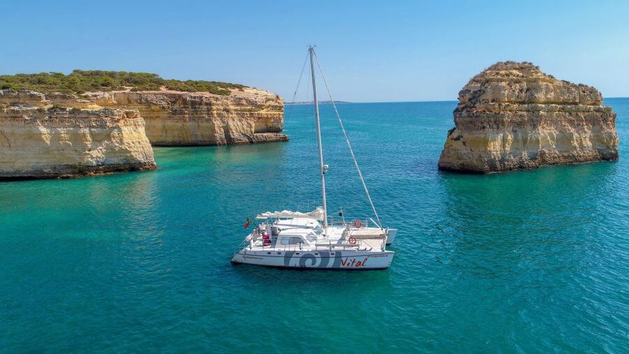 From Vilamoura: Sunset Catamaran Experience - Where You Meet the Crew and How Early to Arrive