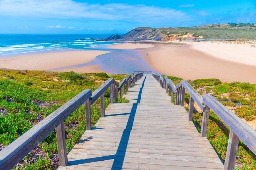 Full Day Algarvian West Coast Tour - Monte Clerigo: where a small river meets the Atlantic