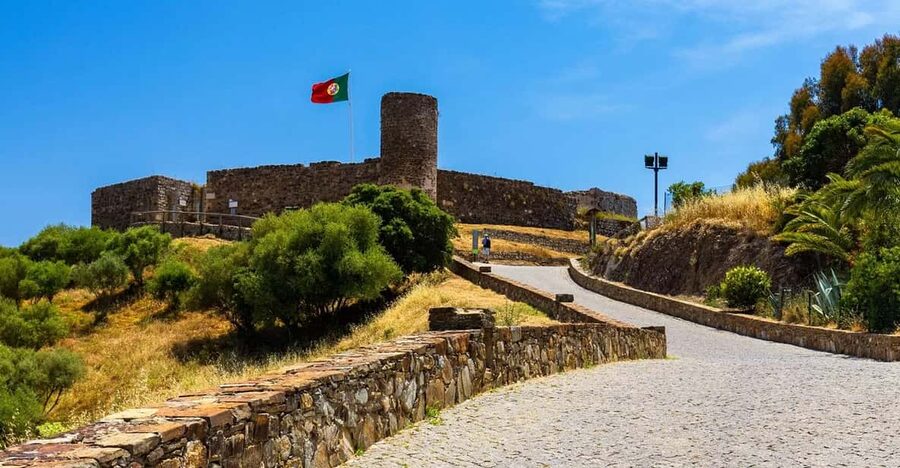 Full Day Algarvian West Coast Tour - Aljezur Castle and local market time above the village