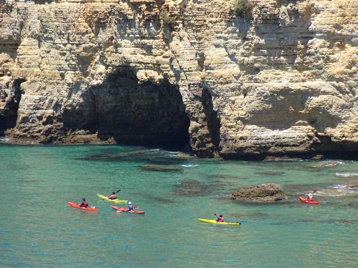 Guided sea kayaking adventures in the south western Algarve - The 8–10 Km Paddle: Caves, Grottos, Cliffs, and Wildlife