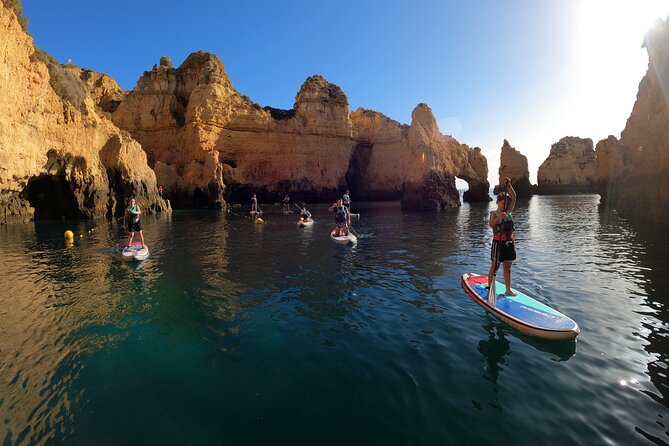 Guided SUP Caves Tour in Lagos – Ponta da Piedade | Small Group - Gear, Life Jackets, and the Swim Skill Requirement