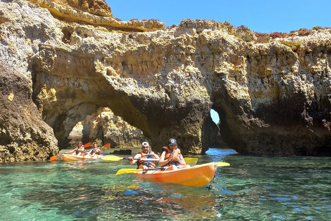 Kayak Adventure through the Ponta da Piedade Caves in Lagos - Kayak Beats a Boat Here at Ponta da Piedade