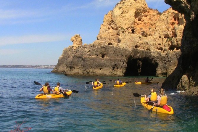 Kayak Trip in Lagos - The kayak setup: tandem sit-on-top, waterproof storage, real safety gear
