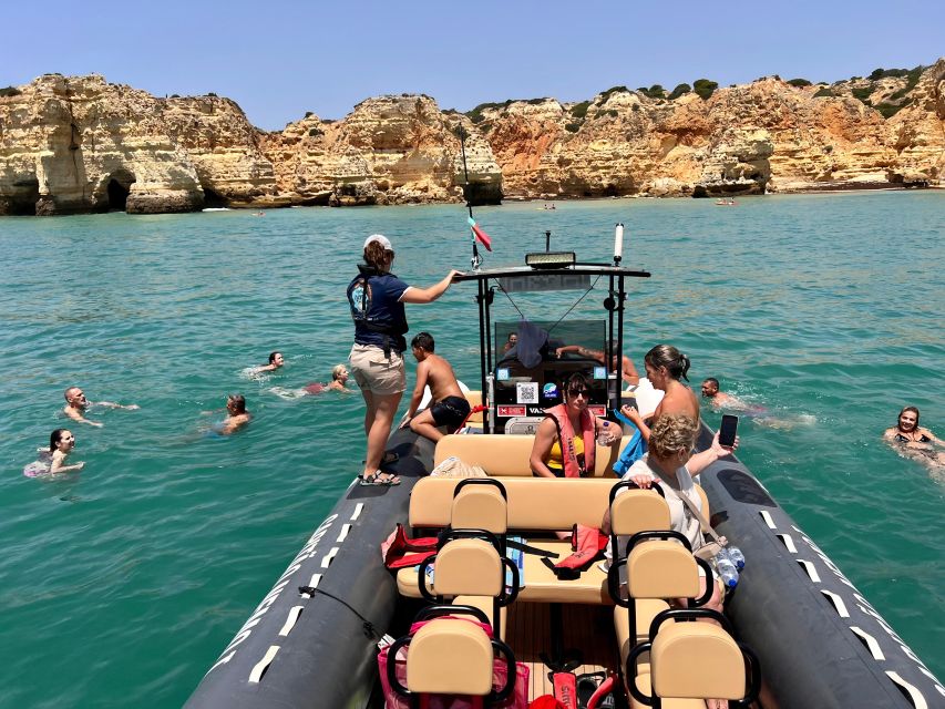 Lagoa: Dolphins Expedition with biologist guide on board - Getting Out to the Open Sea from Parchal, Lagoa