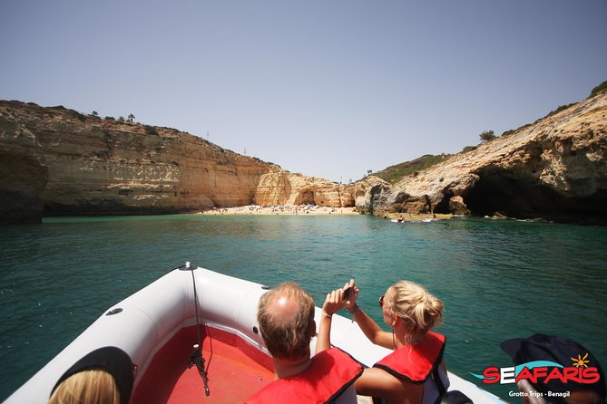Lagos - Benagil Sea Cave Tour Seafaris - Stop 3: Algar Seco rock formations and cliff views