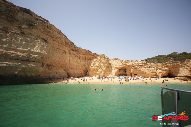Lagos - Benagil Sea Cave Tour Seafaris - Stop 4: Carvoeiro village and beach scenery from the water