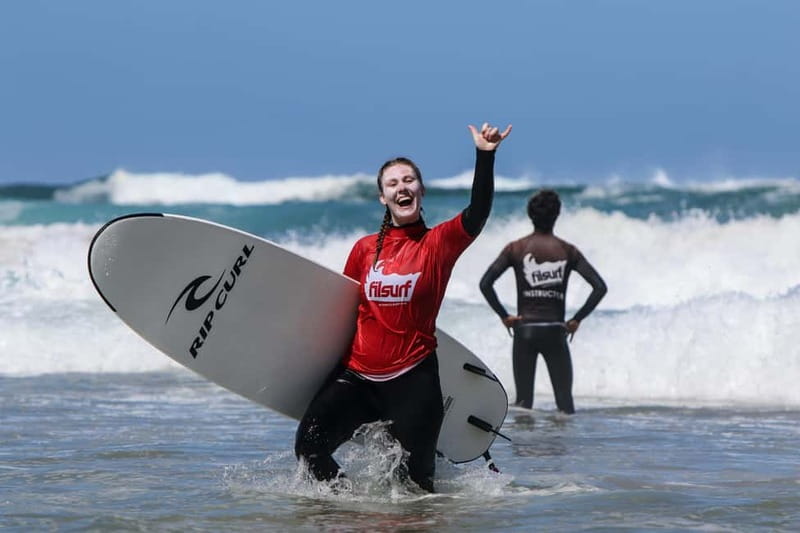 Lagos: group surf lessons for all levels - Pick-Up Around Lagos and the Beach-Choice Game