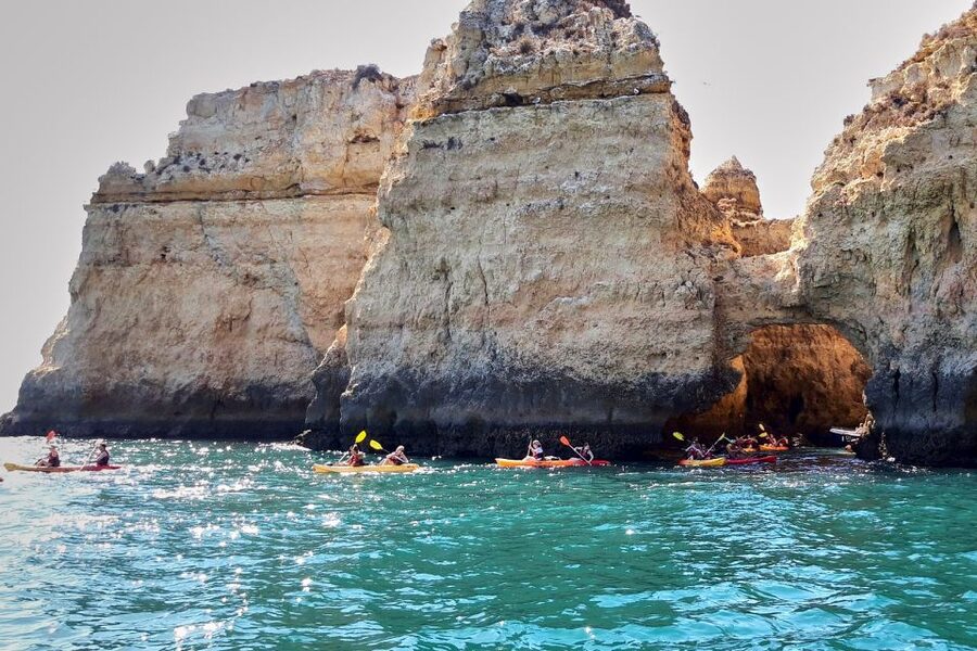 Lagos: Guided Kayak Tour - The Halfway Break on the Beach: Swim, Wade, or Just Rest