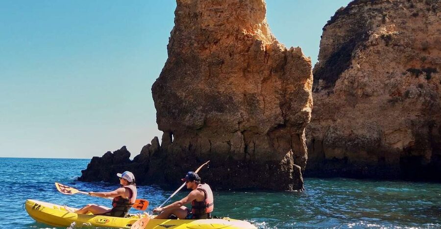 Lagos: Guided Kayak Tour - Gear and Setup: Lockers, Waterproof Bag, and Double Kayaks