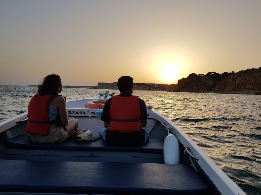 Lagos: Guided Ponta da Piedade Sunset Boat Tour - Inside the grottos: Cathedral, Kitchen, Living Room and Skull