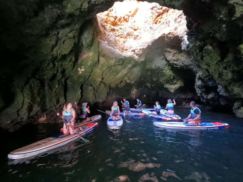 Lagos: Guided SUP Tour to Ponta da Piedade Caves - The main event: paddling around Ponta da Piedade and its caves