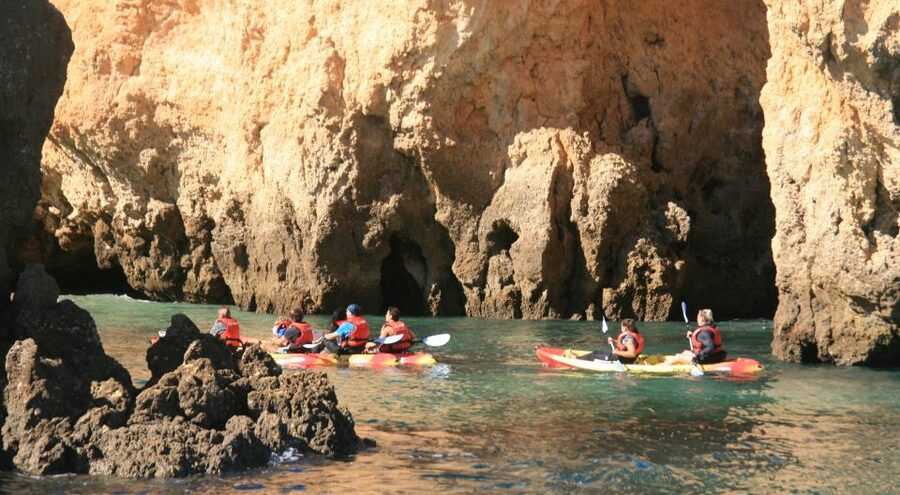 Lagos: Kayaking Tour - The end-of-tour swim: quick reset, then plunge