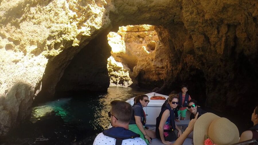 Lagos: Ponta da Piedade Cave and Coastal Tour - On-board comfort: toilet, bar, and skipper commentary