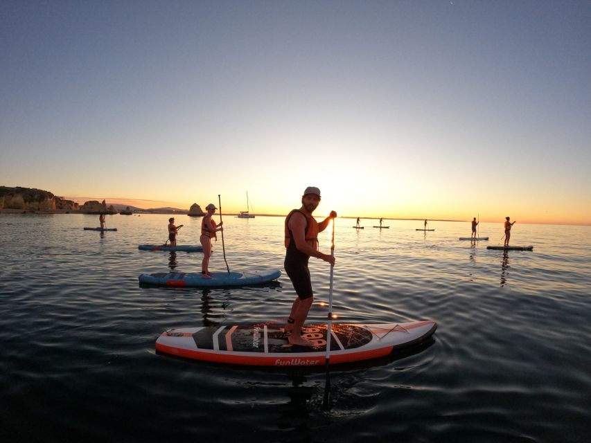 Lagos SUP Caves&Grottoes Tour at Sunrise, Ponta da Piedade - Sunrise SUP in Ponta da Piedade’s quiet glow