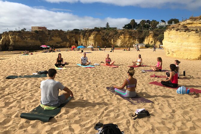Morning or Sunrise Beach Yoga in Lagos by el Sol Lifestyle - Forte da Ponta da Bandeira: A Scenic Moment Built Into the Route