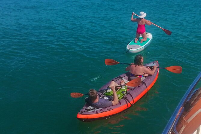 Morning private charter with drinks tapas, paddle boards &kayak - The human factor: service from Khaled and Simao