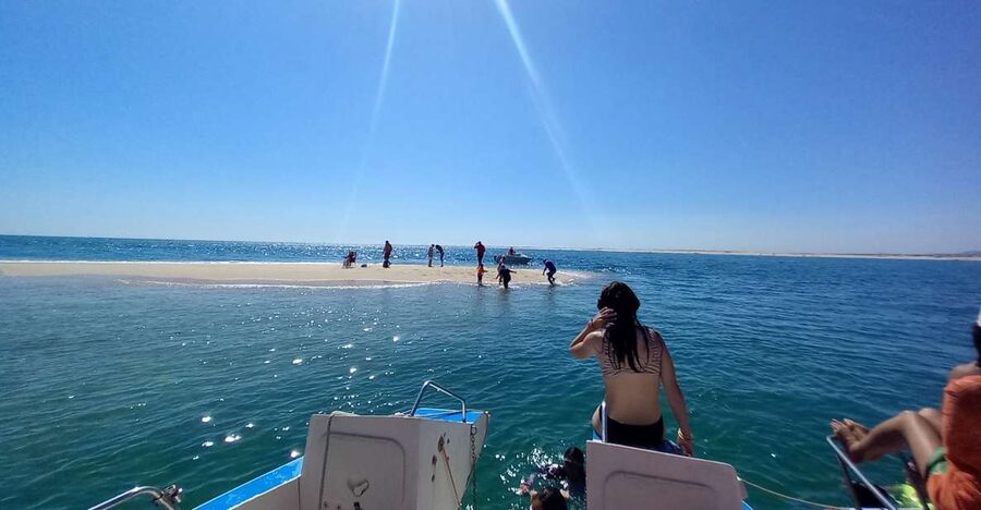 Passeio de barco na Ria Formosa 3H - Ria Formosa boat ride on a 6-metre catamaran