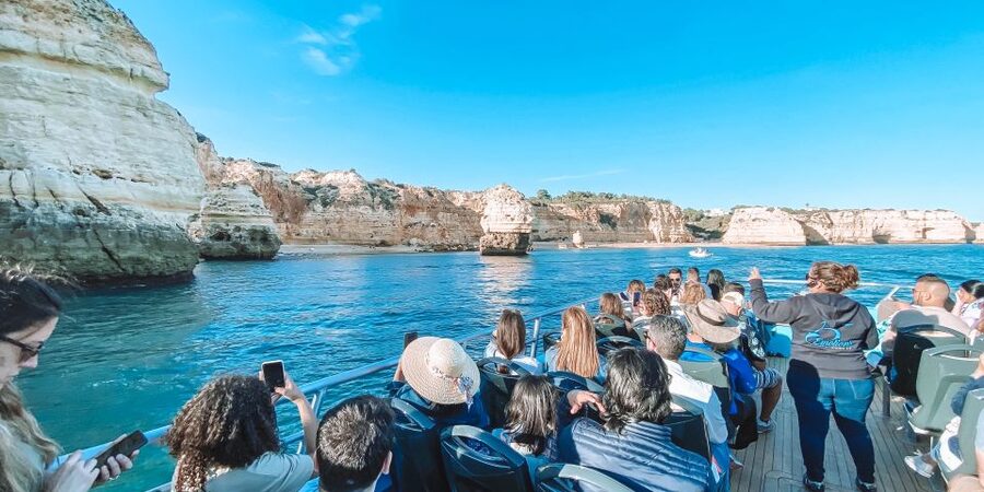 Portimão: Benagil Caves & Dolphins Watching with Biologist - Cruise Layout: Marinha Beach, Algar de Benagil, and the Reality of Cave Rules
