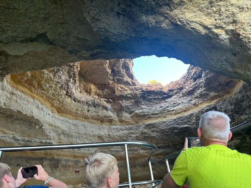 Portimão: Benagil Caves & Golden Coast Eco Catamaran Tour - The Sail Out: Views Past Carvoeiro on the Way to Benagil
