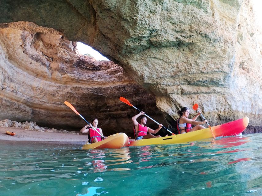Portimão: Benagil Caves Speedboat and Kayak Guided Tour - Swim breaks and the best way to use them