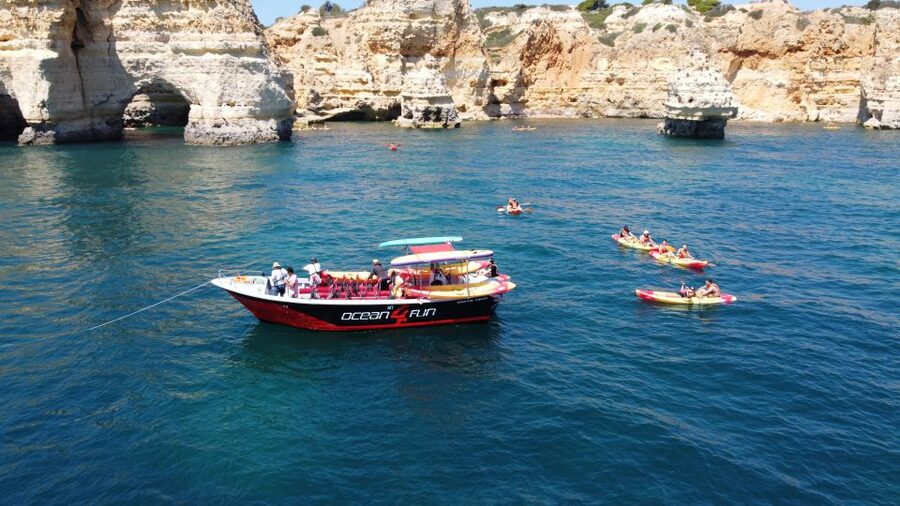 Portimão: Benagil Caves Speedboat and Kayak Guided Tour - Price and value: what you’re paying for