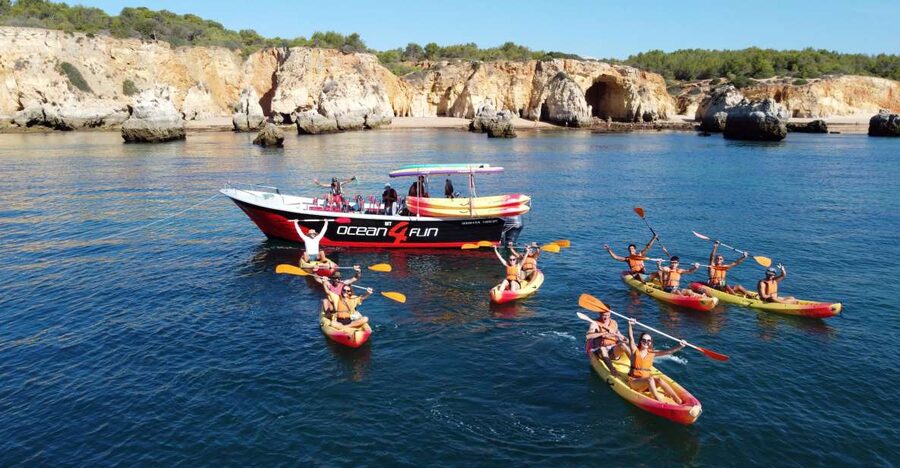 Portimão: Benagil Caves Speedboat and Kayak Guided Tour - What to bring, what not to bring, and comfort tips
