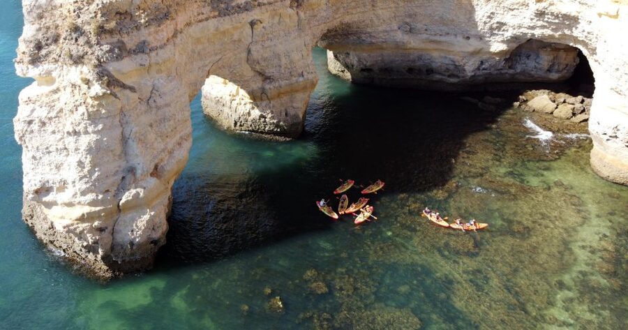 Portimão: Benagil Caves Speedboat and Kayak Guided Tour - The first cruise: coastline time and photo chances