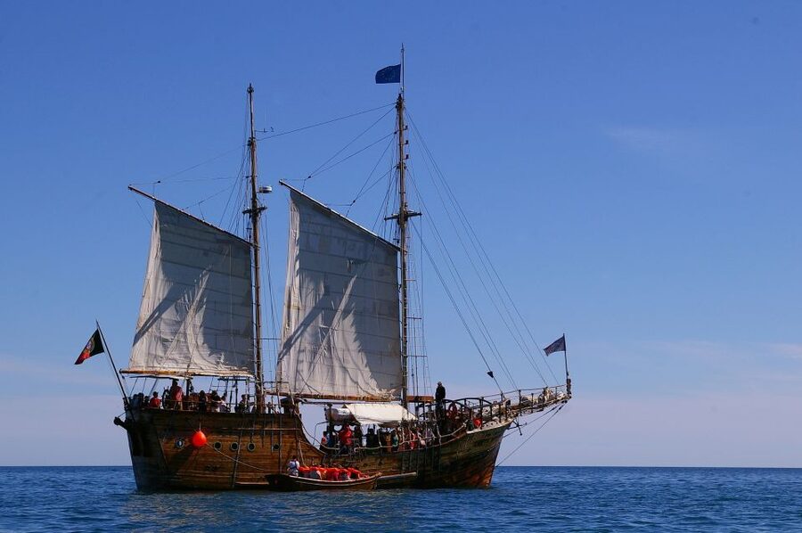 Portimão: Pirate Ship Cave Cruise - Dolphins on the Return: Not Guaranteed, but the Odds Are Worth It